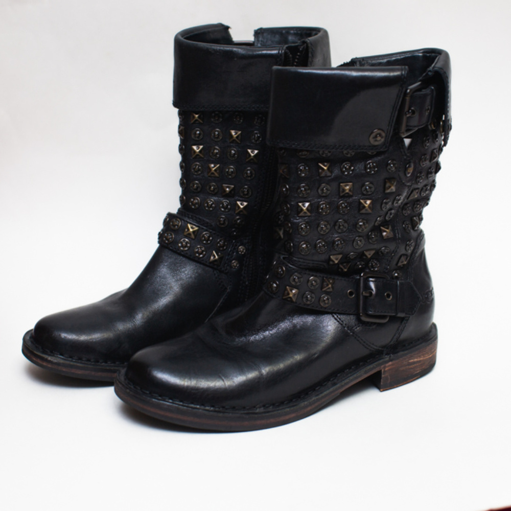 Ugg Leather Studded Boots